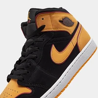 Jordan 1 Mid SE Black / Vivid Orange - Cardinal Red