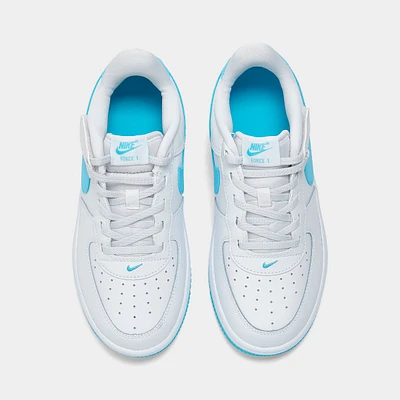 Nike Air Force 1 Low Easyon PS White / Aquarius Blue