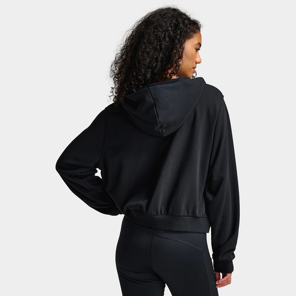 Nike Sportswear Chill Terry Women's Loose Full Zip French Hoodie Black / Sail