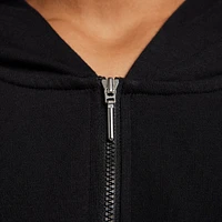 Nike Sportswear Chill Terry Women's Loose Full Zip French Hoodie Black / Sail