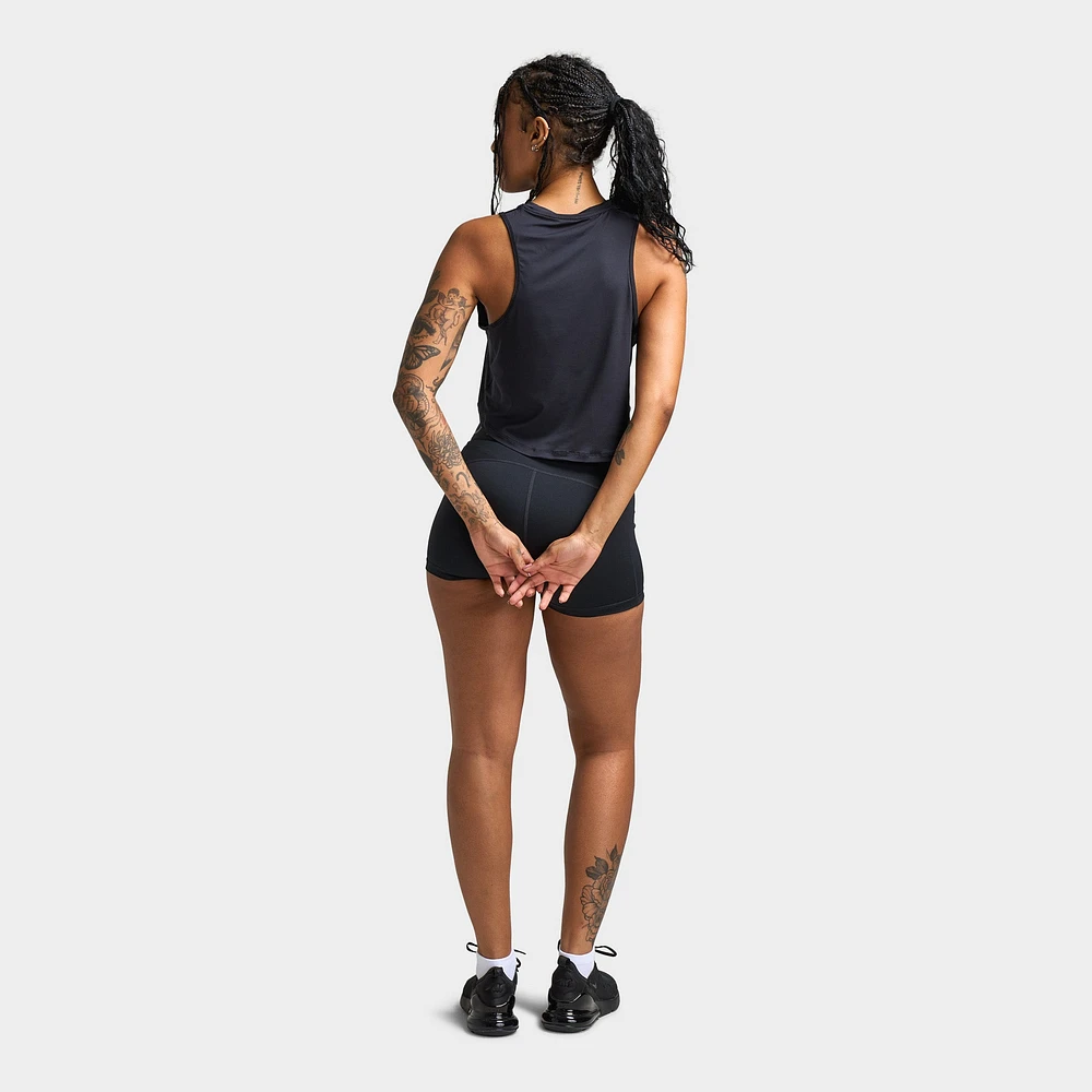 Nike One Classic Women's Dri-FIT Cropped Tank Top Black /