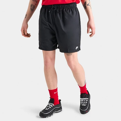 Nike Club Flow Shorts Black / White