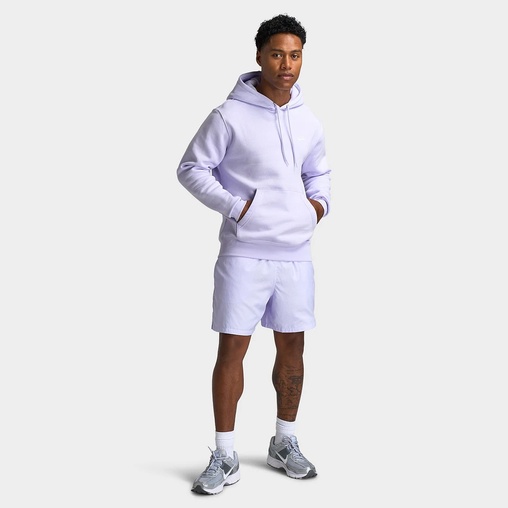 Nike Club Flow Shorts Amethyst Tint / White