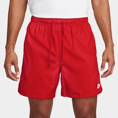 Nike Club Flow Shorts University Red  / White