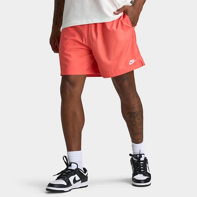 Nike Club Flow Shorts Magic Ember / White