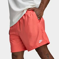 Nike Club Flow Shorts Magic Ember / White
