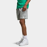 Nike Club French Terry Flow Shorts Dark Grey Heather / Lt Smoke - White