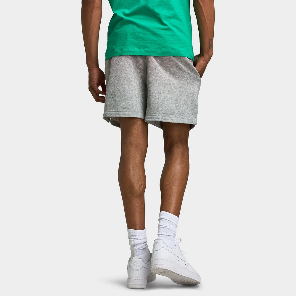 Nike Club French Terry Flow Shorts Dark Grey Heather / Lt Smoke - White
