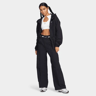 Nike Sportswear Women's Woven Jacket Black / White