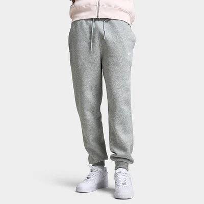 Nike Club Fleece Joggers Dark Grey Heather / Light Smoke - White
