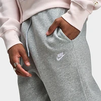 Nike Club Fleece Joggers Dark Grey Heather / Light Smoke - White