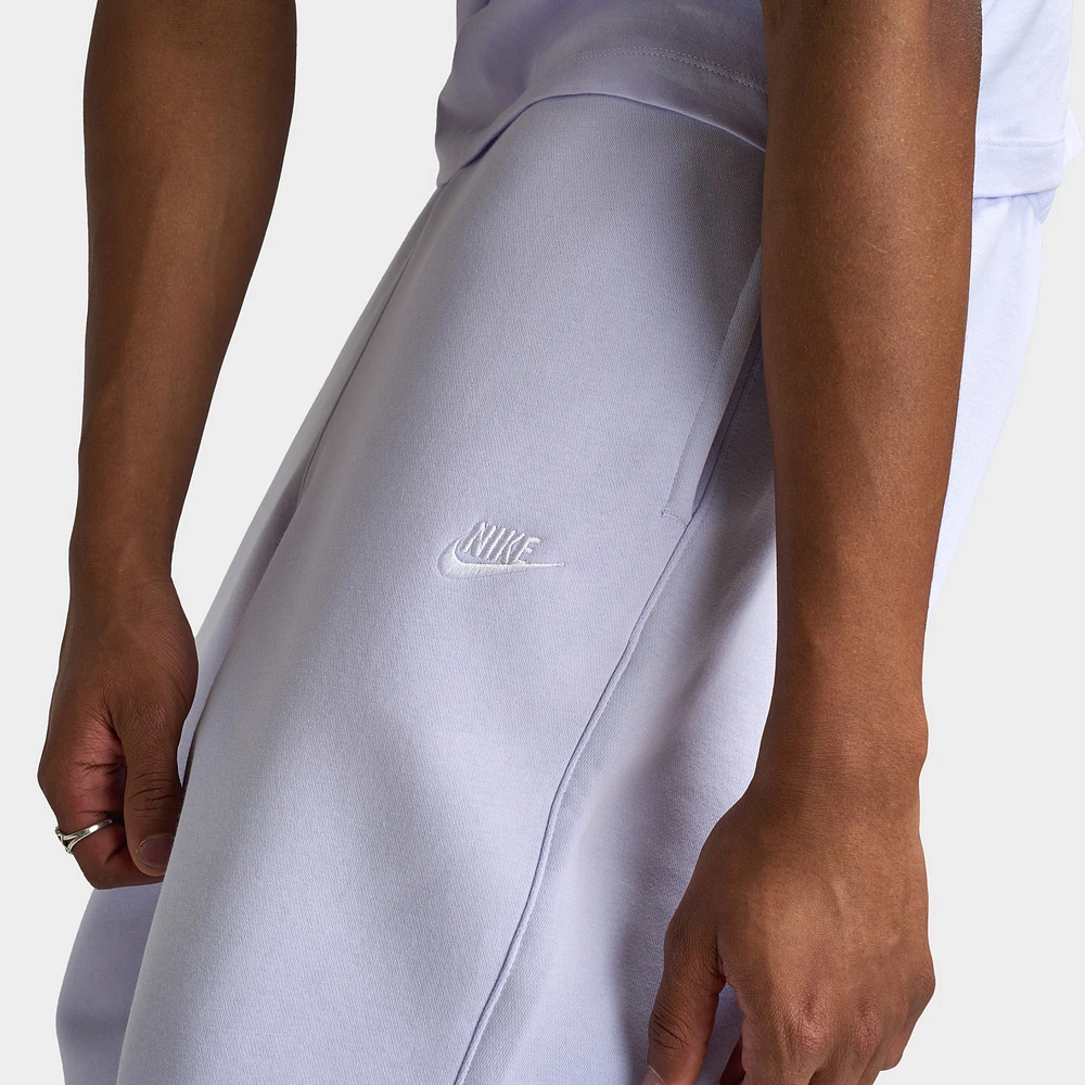 Nike Club Fleece Joggers Amethyst Tint - White