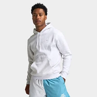 Nike Club Fleece Pullover Hoodie Birch Heather / White