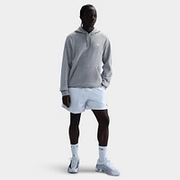 Nike Club Fleece Pullover Hoodie Dark Grey Heather / Light Smoke - White