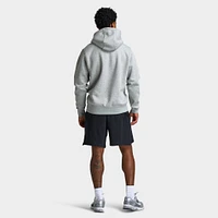 Nike Club Fleece Pullover Hoodie Dark Grey Heather / Light Smoke - White