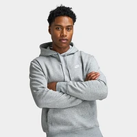 Nike Club Fleece Pullover Hoodie Dark Grey Heather / Light Smoke - White