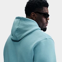 Nike Club Fleece Pullover Hoodie Denim Turq / White
