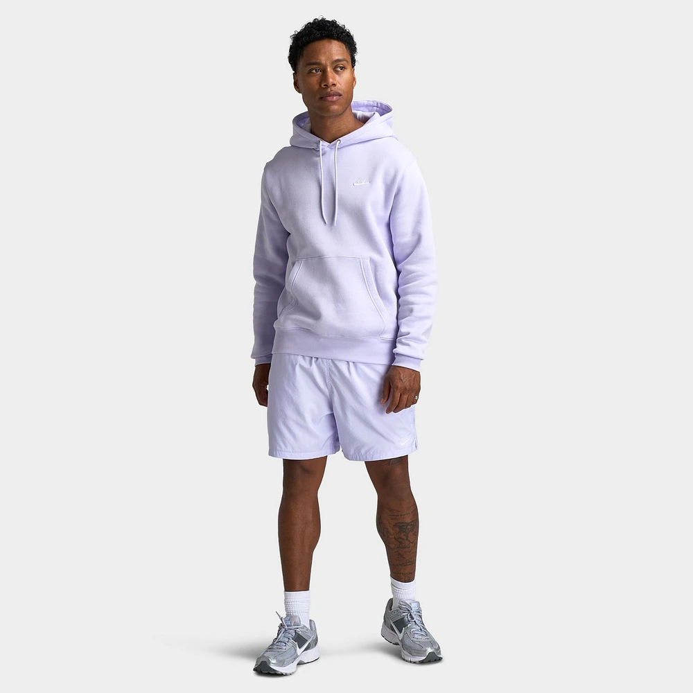 Nike Club Fleece Pullover Hoodie Amethyst Tint / Mist - White