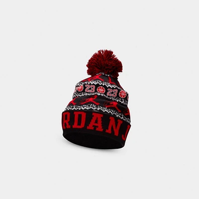 Jordan Peak Beanie Black / Gym Red - Sail