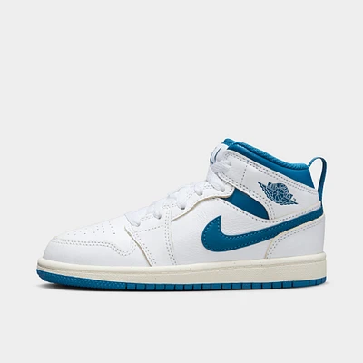 Jordan 1 Mid SE PS White / Industrial Blue - Sail