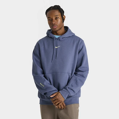 Nike NOCTA NRG Fleece Pullover Hoodie Diffused Blue - Citron Tint