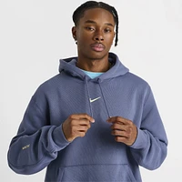 Nike NOCTA NRG Fleece Pullover Hoodie Diffused Blue - Citron Tint