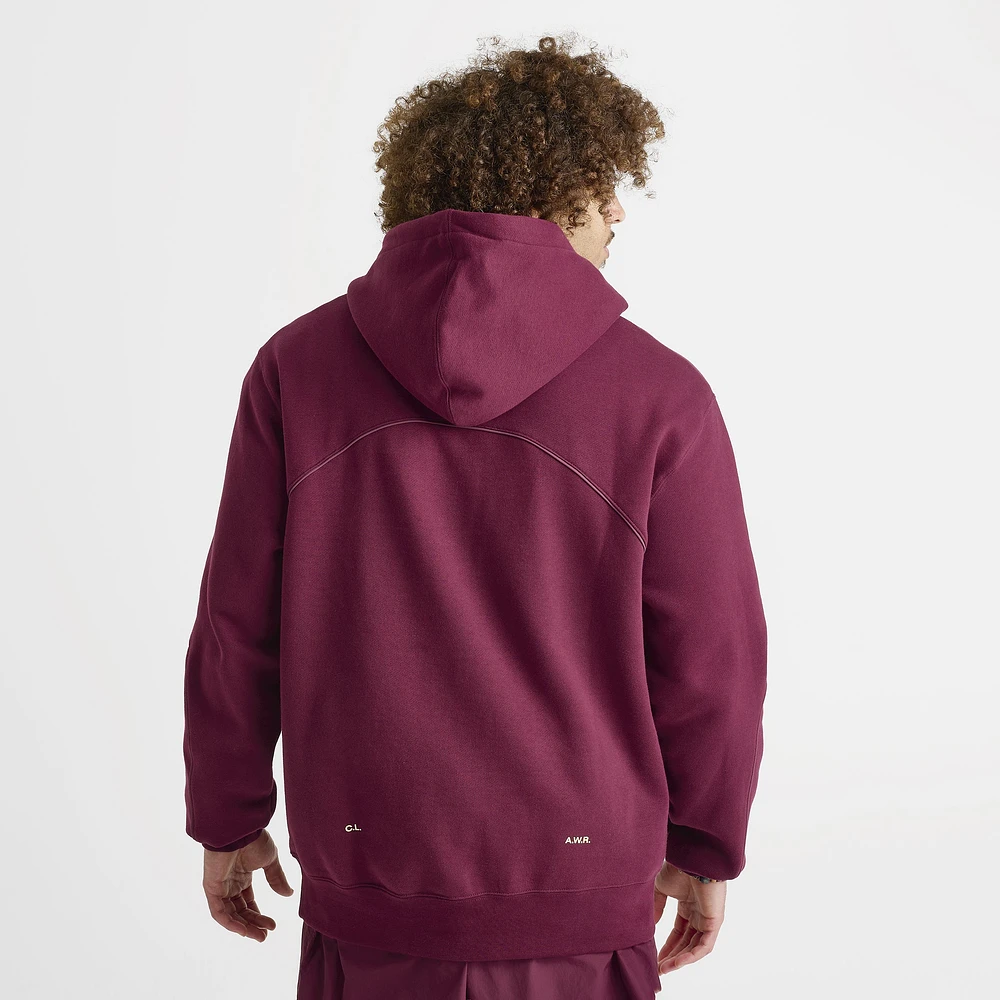 Nike NOCTA CS Fleece Hoodie Dark Beetroot / Adobe - Citron Tint
