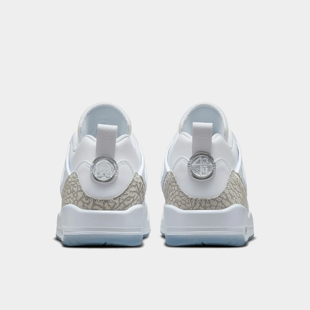 Jordan Spizike Low White / Neutral Grey - Metallic Silver