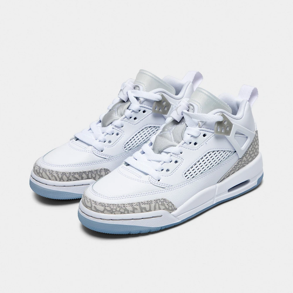 Jordan Spizike Low GS White / Neutral Grey - Metallic Silver