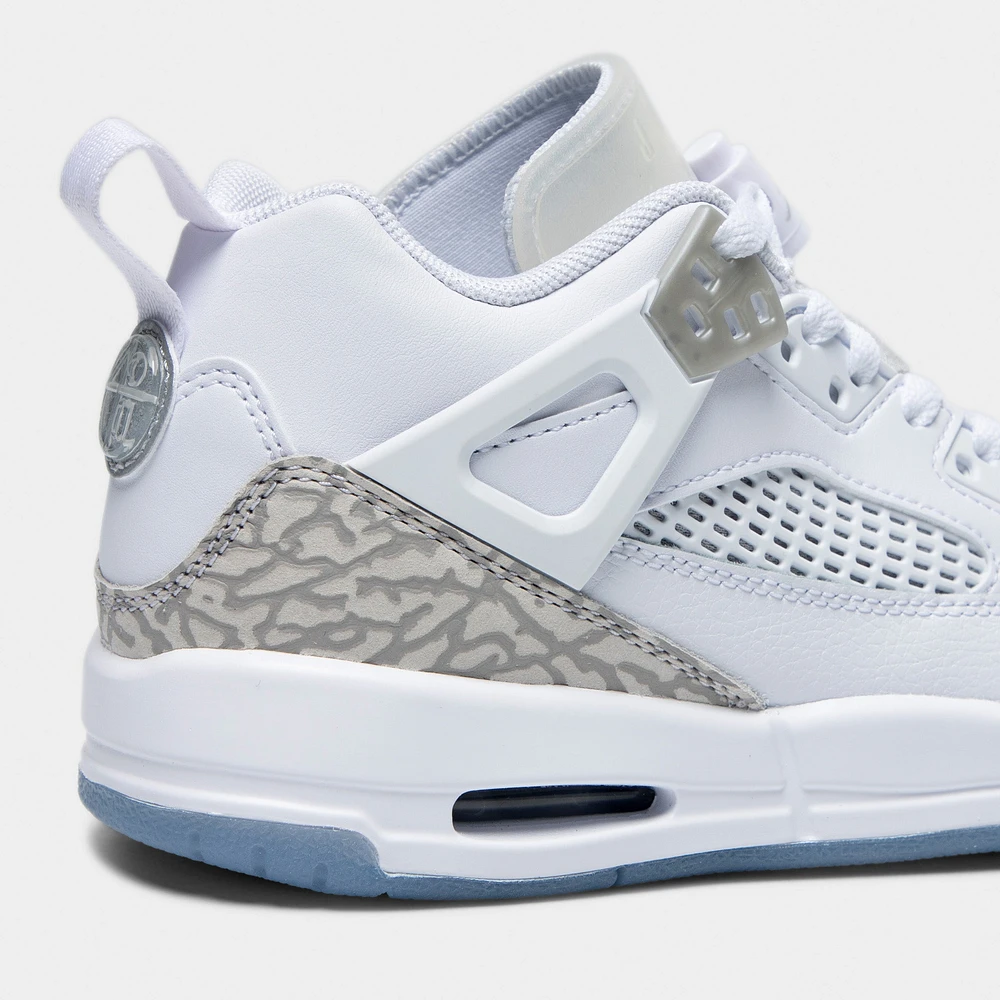 Jordan Spizike Low GS White / Neutral Grey - Metallic Silver