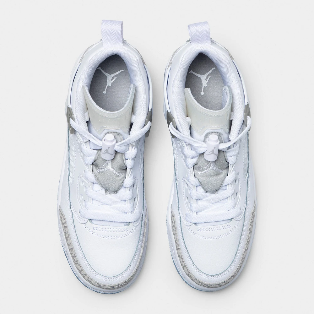 Jordan Spizike Low GS White / Neutral Grey - Metallic Silver