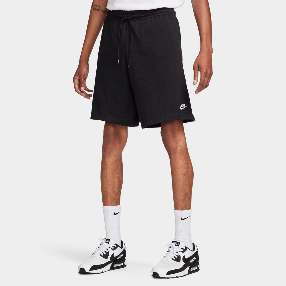 Nike Sportswear Club Knit Shorts Black / White