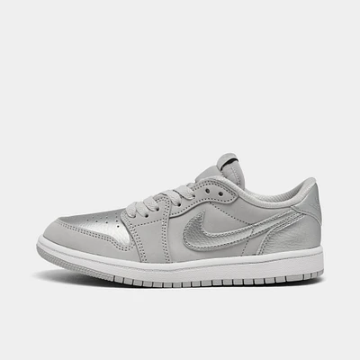 Jordan 1 Retro Low OG PS Neutral Grey / Metallic Silver - White