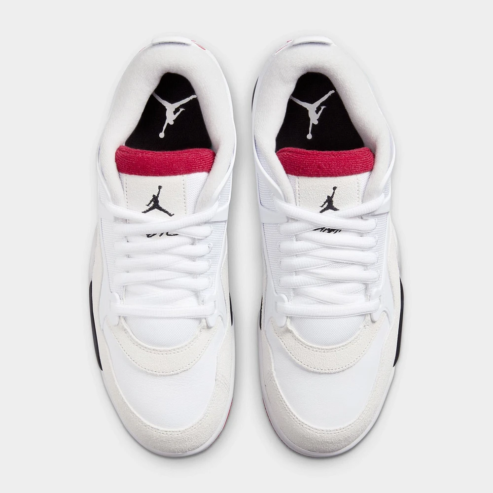 Jordan 4 RM White / Varsity Red - Black