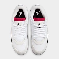 Jordan 4 RM White / Varsity Red - Black