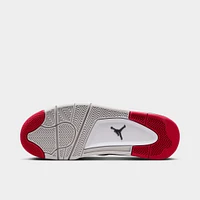 Jordan 4 RM White / Varsity Red - Black