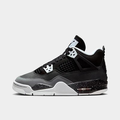 Jordan 4 Retro GS Black / White - Anthracite
