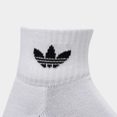 adidas Originals Mid-Cut Ankle Socks (3 Pack) / White