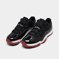 Jordan 11 Retro Low Black / Varsity Red - White