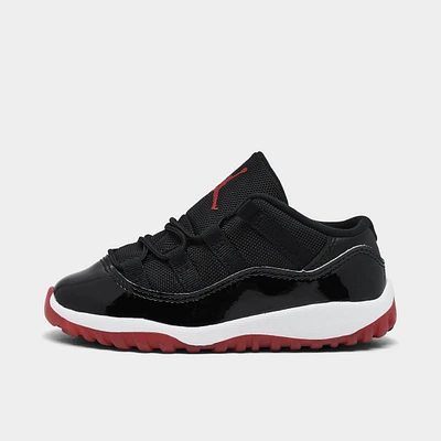 Jordan 11 Retro Low TD Black / Varsity Red - White