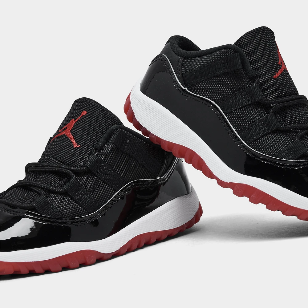 Jordan 11 Retro Low TD Black / Varsity Red - White