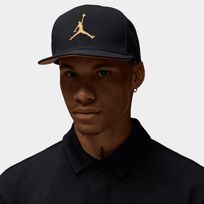 Jordan Rise Metal Jumpman Cap Black / Metallic Gold