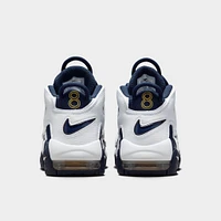 Nike Air More Uptempo GS White / Midnight Navy - Metallic Go