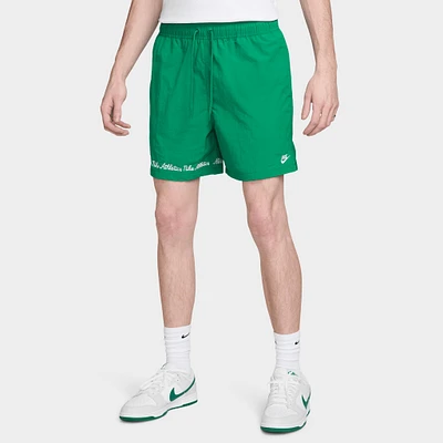 Nike Club Flow Varsity Shorts Malachite / White