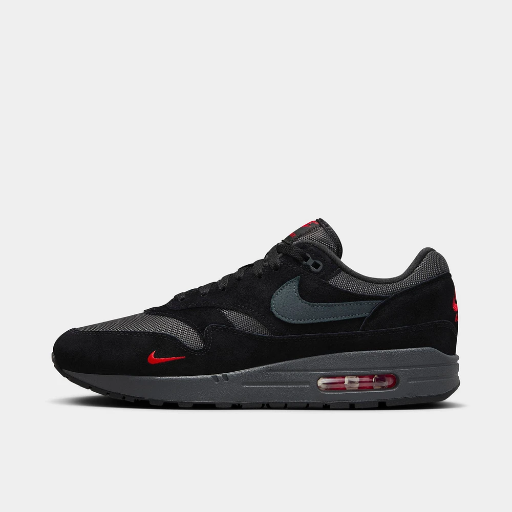 Nike Air Max 1 Black / Anthracite - University Red