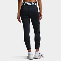 Nike Pro Sculpt Women's High-Waisted 7/8 Leggings with Pockets Black / White