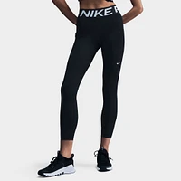 Nike Pro Sculpt Women's High-Waisted 7/8 Leggings with Pockets Black / White