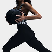 Nike Pro Sculpt Women's High-Waisted 7/8 Leggings with Pockets Black / White