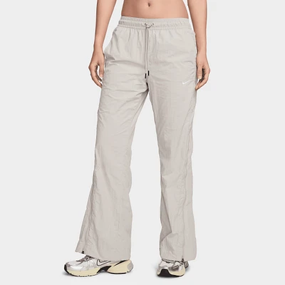 Nike Sportswear Women's Mid-Rise Repel Zip Pants Lt Iron Ore / White