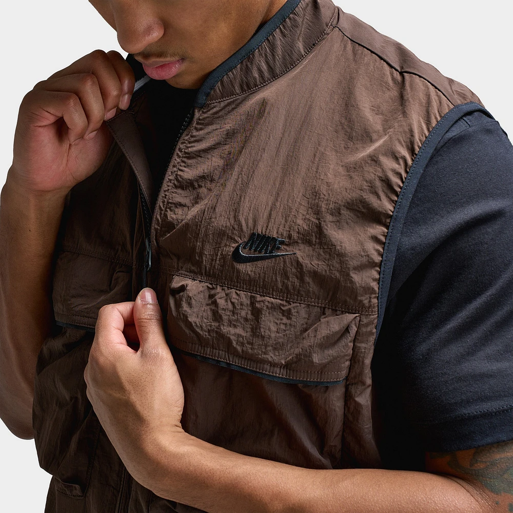 Nike Tech Woven Vest Baroque Brown / - Black